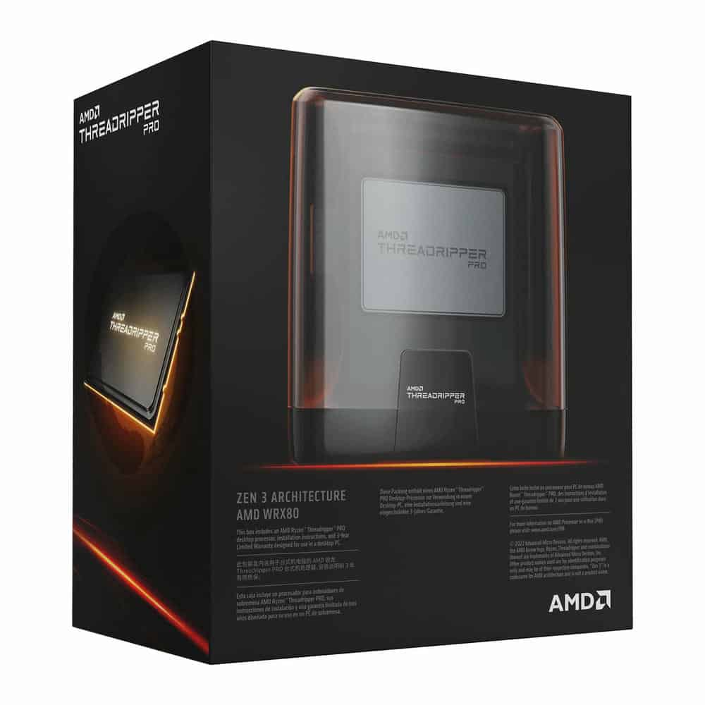 (image for) AMD Ryzen Threadripper PRO 5965WX 24 Core WRX8 CPU-Processor